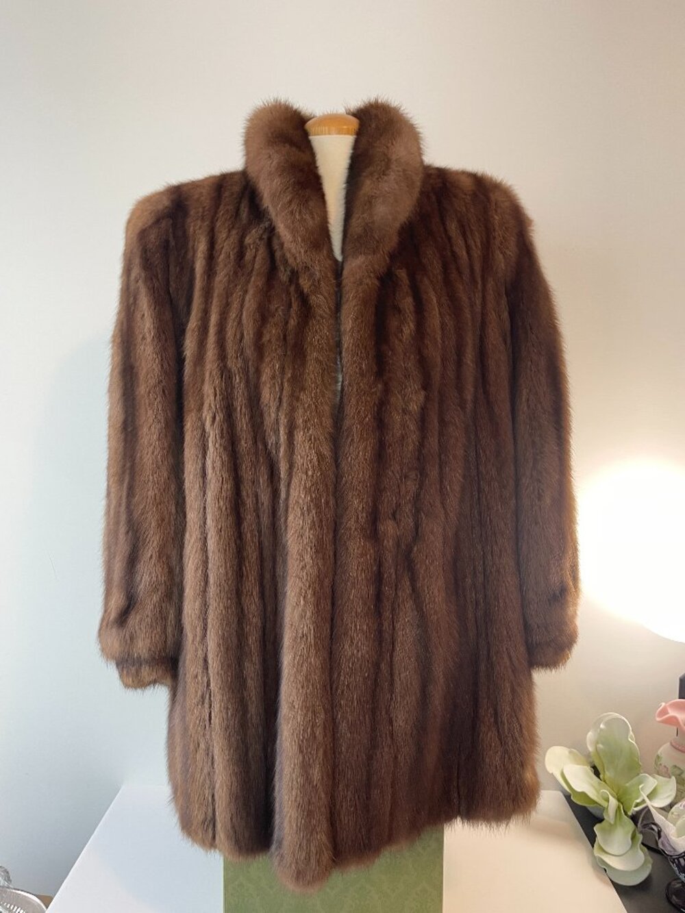 Pappas Genuine Mink Fur Coat
